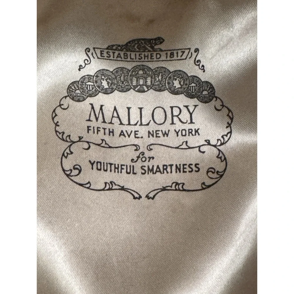 VTG Mallory Wool Fedora Hat with Decorative Rope Band Western Style‎